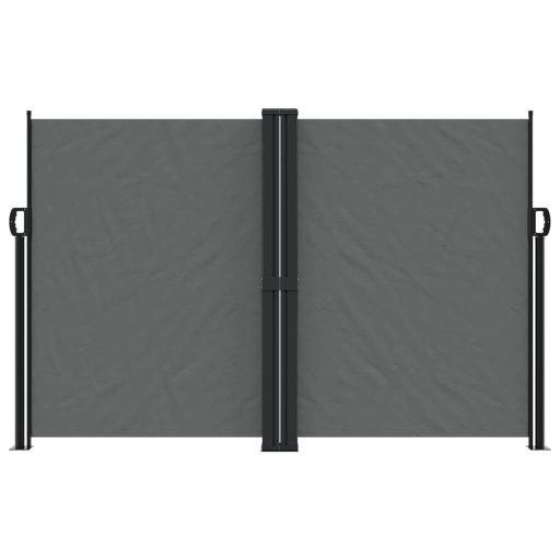 Antracitszürke behúzható oldalsó napellenző 160 x 1000 cm