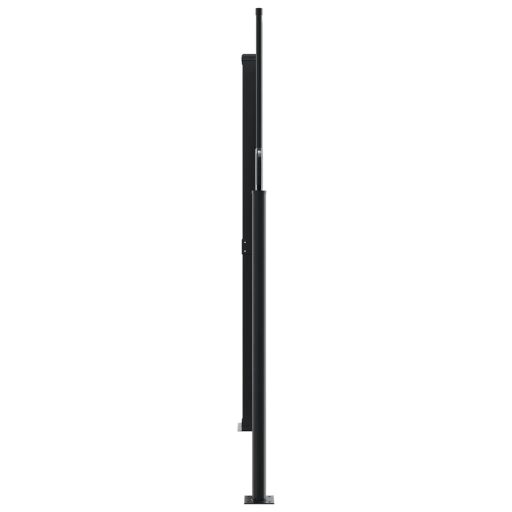 Antracitszürke behúzható oldalsó napellenző 160 x 1000 cm