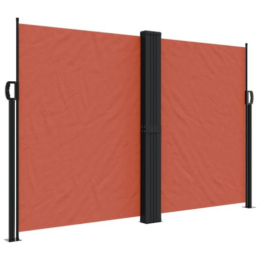 Terrakotta behúzható oldalsó napellenző 160 x 1000 cm
