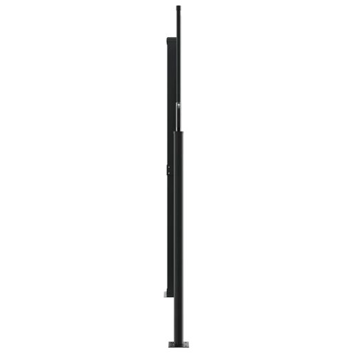 Antracitszürke behúzható oldalsó napellenző 180 x 1000 cm