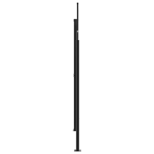 Antracitszürke behúzható oldalsó napellenző 200 x 1000 cm