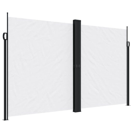 Fehér behúzható oldalsó napellenző 200 x 1000 cm