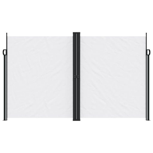 Fehér behúzható oldalsó napellenző 200 x 1000 cm