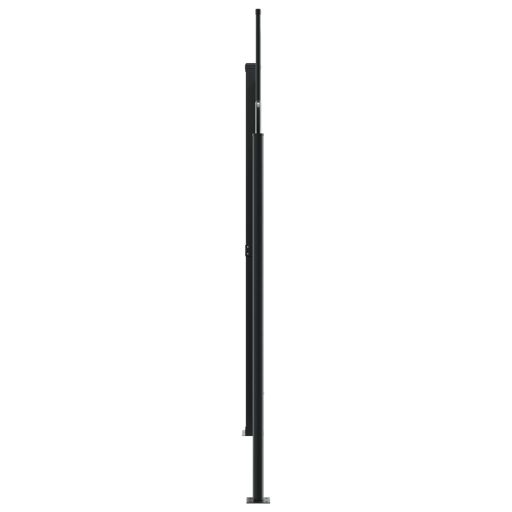 Tópszínű behúzható oldalsó napellenző 200 x 1000 cm