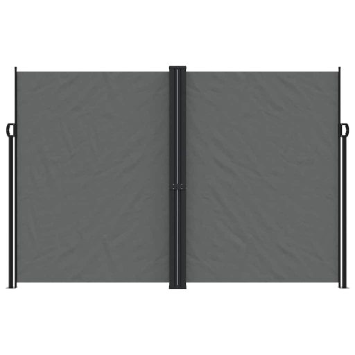 Antracitszürke behúzható oldalsó napellenző 220 x 1000 cm