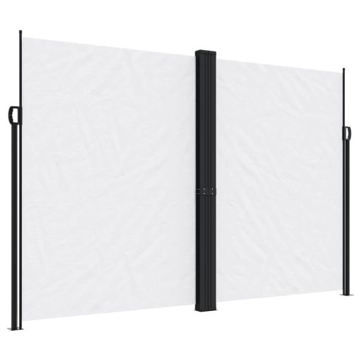 Fehér behúzható oldalsó napellenző 220 x 1000 cm