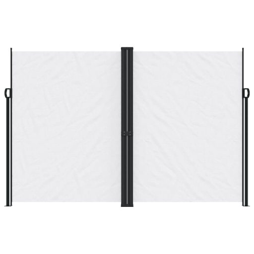 Fehér behúzható oldalsó napellenző 220 x 1000 cm