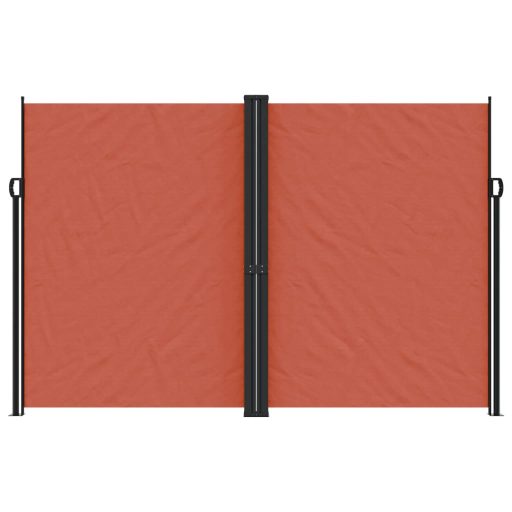 Terrakotta behúzható oldalsó napellenző 220 x 1000 cm