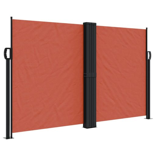 Terrakotta behúzható oldalsó napellenző 140x1200 cm