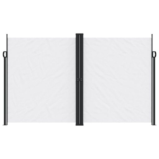 Fehér behúzható oldalsó napellenző 200 x 1200 cm