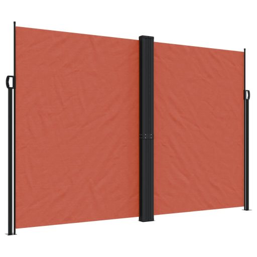 Terrakotta behúzható oldalsó napellenző 220 x 1200 cm