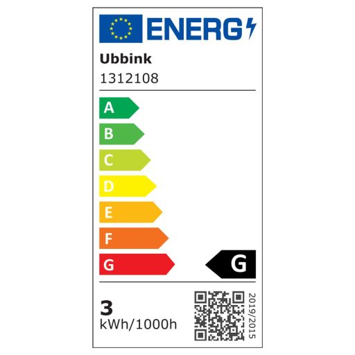 Ubbink Nevada rozsdamentes acél vízesés penge LED világítással 30 cm