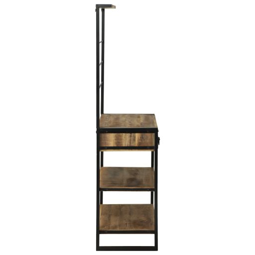 Konyhai állvány 80x40x160 cm Tömör rusztikus mangófából