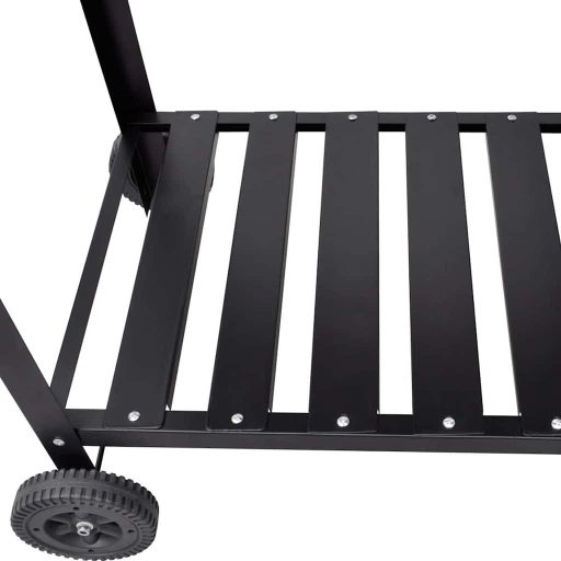 Grill állvány faszén Grillező 2 Kerekekkel