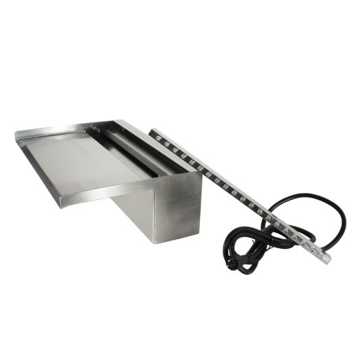 Ubbink Niagara ezüst vízeséselem LED-világítással 30 cm 1312124