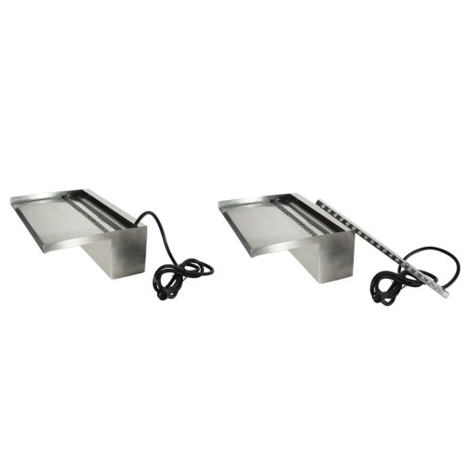 Ubbink Niagara ezüst vízeséselem LED-világítással 30 cm 1312124