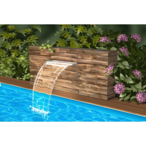 Ubbink Niagara átlátszó vízeséselem LED-világítással 30 cm 7504608