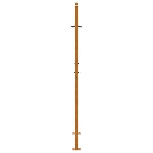 Kerti kapu 105x155 cm időjárásálló acél hullámos kivitelben