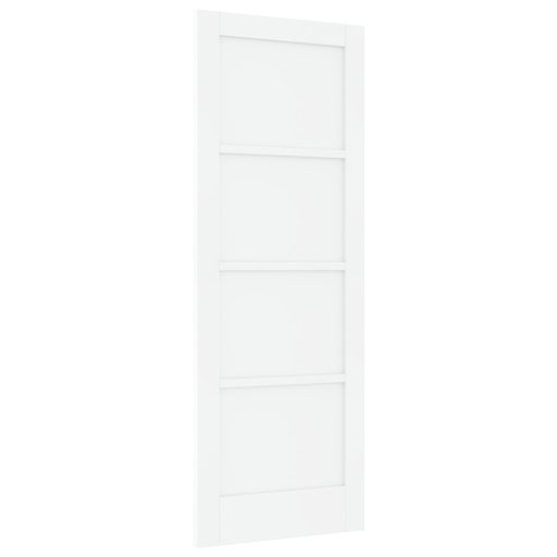 Beltéri Ajtó "ORKDAL" Fehér 73.5x198.5x4 cm Tömör Fenyő