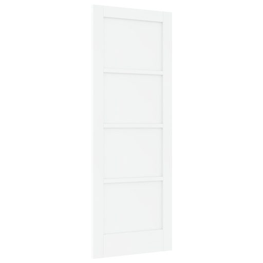 Beltéri Ajtó "ORKDAL" Fehér 73.5x198.5x4 cm Tömör Fenyő