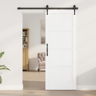   Beltéri Ajtó 'ORKDAL'Fehér 78x202x4 cm Masszív Fenyő