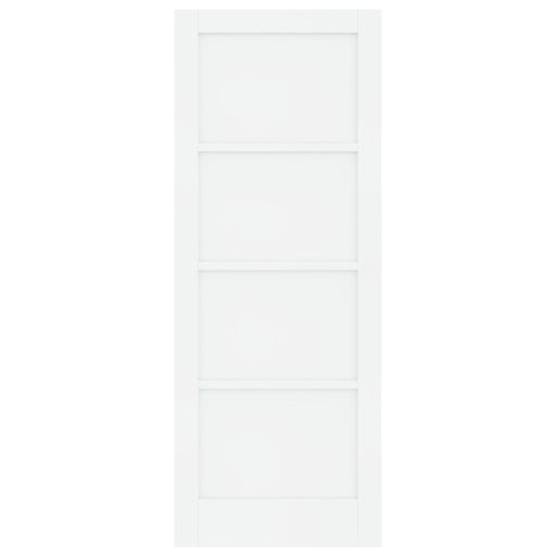 Beltéri Ajtó 'ORKDAL'Fehér 78x202x4 cm Masszív Fenyő