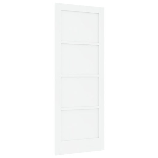 Beltéri Ajtó 'ORKDAL'Fehér 78x202x4 cm Masszív Fenyő