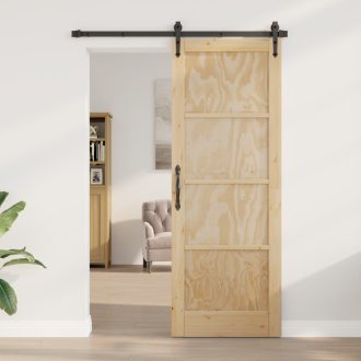   Beltéri Ajtó "ORKDAL" 78x211x4 cm Tömör Fa Fenyő