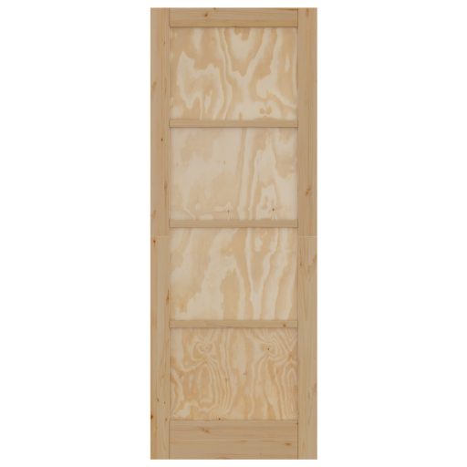 Beltéri Ajtó "ORKDAL" 78x211x4 cm Tömör Fa Fenyő