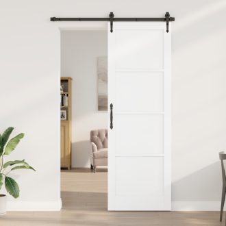   Beltéri Ajtó 'ORKDAL'Fehér 78x232x4 cm Szilárd Fenyő