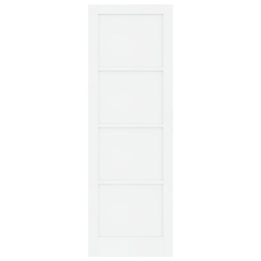Beltéri Ajtó 'ORKDAL'Fehér 78x232x4 cm Szilárd Fenyő