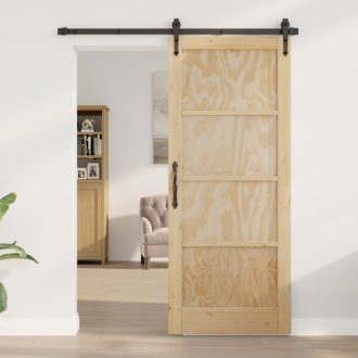 Beltéri Ajtó "ORKDAL" 83x202x4 cm Tömbfa Fenyő