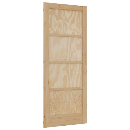 Beltéri Ajtó "ORKDAL" 83x202x4 cm Tömbfa Fenyő