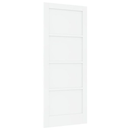 Belső Ajtó 'ORKDAL'Fehér 83x202x4 cm Masszív Fa Fenyő