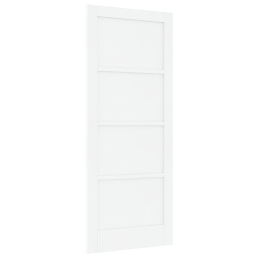 Belső Ajtó 'ORKDAL'Fehér 83x202x4 cm Masszív Fa Fenyő