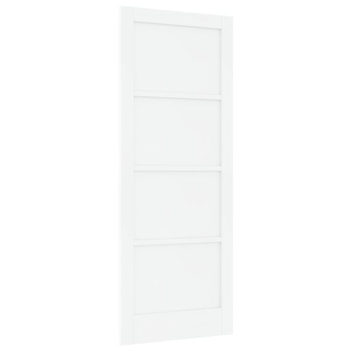 Belső Ajtó "ORKDAL" Fehér 83x211x4 cm Tömörfa Fenyő