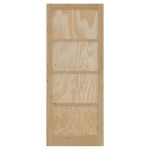 Belső Ajtó "ORKDAL" 83x232x4 cm Tömör Fenyőból