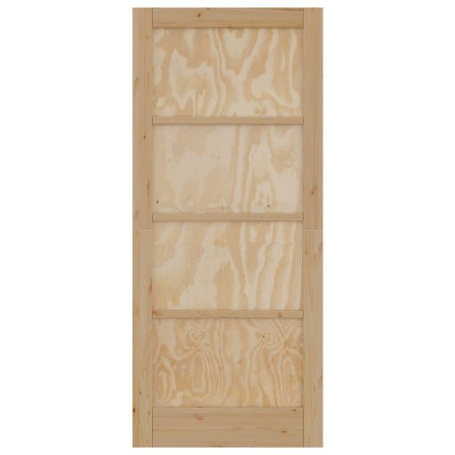 Beltéri Ajtó "ORKDAL" 86x198.5x4 cm Szilárd Fa Fenyő