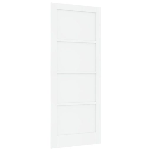 Beltéri Ajtó 'ORKDAL'Fehér 86x211x4 cm Tömör Fenyő