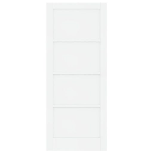 Beltéri Ajtó 'ORKDAL'Fehér 86x211x4 cm Tömör Fenyő