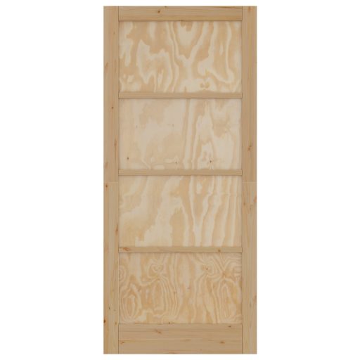 Beltéri Ajtó "ORKDAL" 93x211x4 cm Tömörfa Fenyő