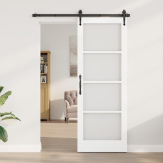   Beltéri Ajtó Üveggel "ORKDAL" Fehér 78x211x4 cm
