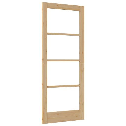 Beltéri Ajtó Üveggel "ORKDAL" 83x202x4 cm Tömör Fenyő