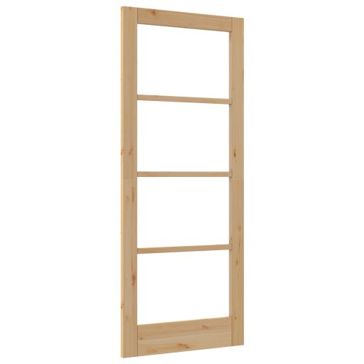 Beltéri Ajtó Üveggel "ORKDAL" 83x202x4 cm Tömör Fenyő