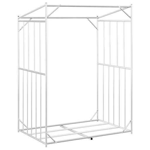 Tűzifa állvány esővédővel 150x100x200 cm horganyzott acél
