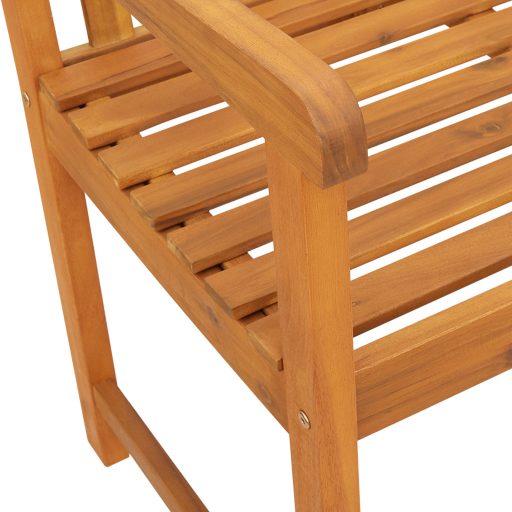 Kerti Pad 180x56x90 cm Tömör Akácfából