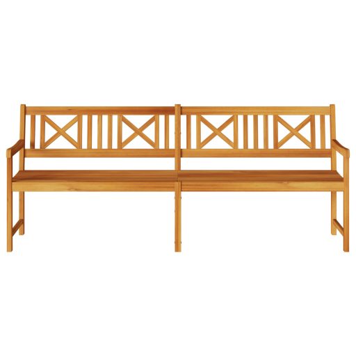 Kerti Pad 220x56x90 cm Tömör Fa Akác