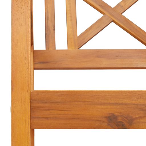 Kerti Pad 220x56x90 cm Tömör Fa Akác