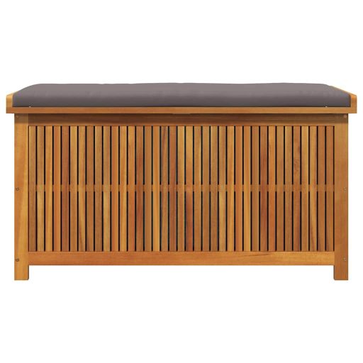 Tömör akácfa kültéri párnatartó láda 113x50x60,5 cm
