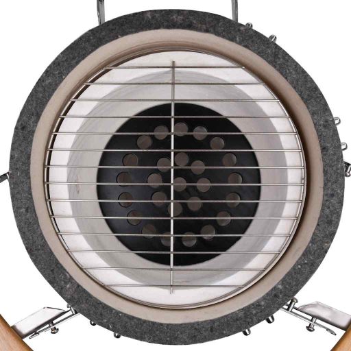 Kamado Barbecue Grill Füstölő Kerámia 44 cm